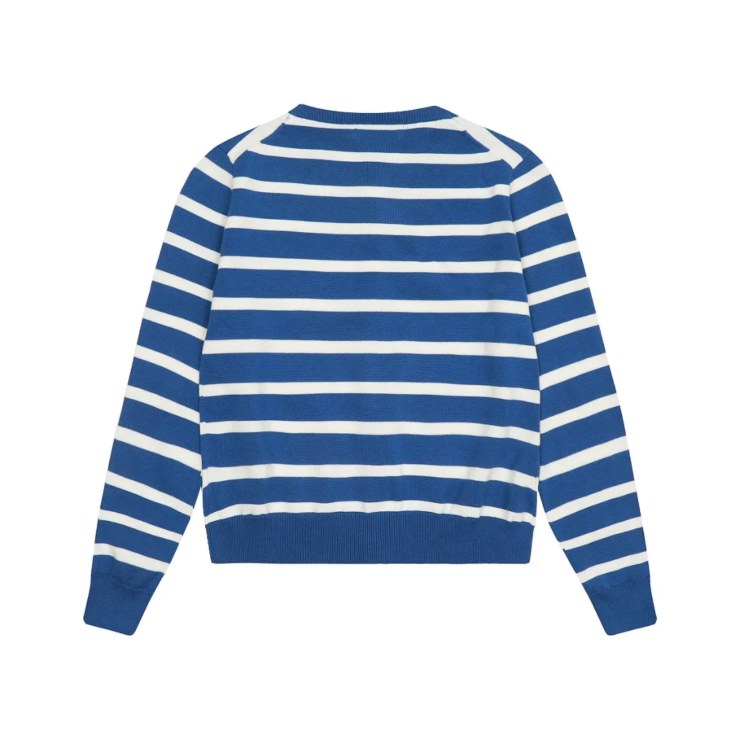 🅿️190 "Top quality" Style number: DS011# [Ralph Lauren jacquard striped round neck basic pony embroidered logo knitted cardigan long sleeves] ✅Ralph Lauren classic basic versatile plain striped jacquard knitted cardigan long-sleeved small jacket ✅Main supplier platform live broadcast Wholesale entities ✅ZP quality 1:1 pattern making Scan the code to enter the GF website Counter quality ✅Detailed quality The only one in Guangzhou Imported quality cotton yarn Mainly high-end, cost-effective, good quality, no need to say more ✅The version restores the original version, loose, comfortable and stress-free, simple is high-end, classic is timeless ✅The upper body is simple and easy to match, a must-have for goddess ootd. Good-looking clothes are never picky. A must-have in the goddess' wardrobe. Size: S-XL Color: navy blue red